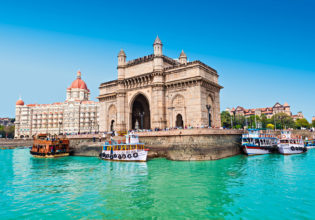 The Taj Mahal Palace Hotel in Mumbai, India.