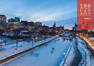 Glide along the world’s largest skating rink in Ottawa