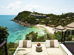 The ocean views from Banyan Tree Koh Samui.