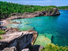 lake huron bruce peninsula canada Indian head cove