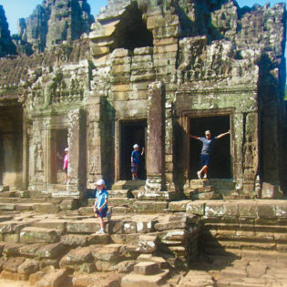 Family holiday featuring Cambodia's ancient temples.