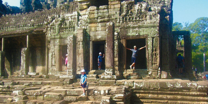 Family holiday featuring Cambodia's ancient temples.