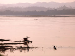 Mekong River in Soi Chai Khong, Thailand.