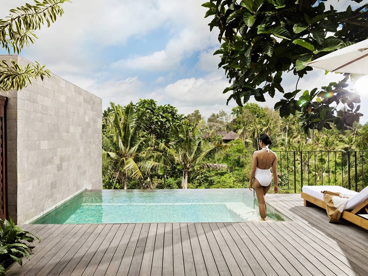 a garden pool villa at COMO Uma Ubud