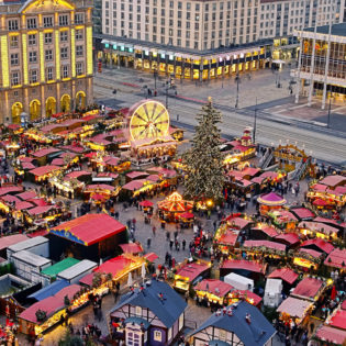 Dresden Striezelmarkt - Germany's famed Christmas market.