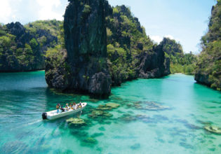 Exquisite sights of El Nido's 'Big Lagoon'.