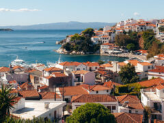 the village views of Skiathos