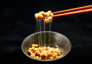 Raw Egg on Rice with Natto