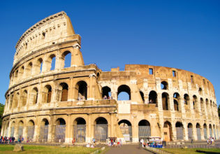 The home of Roman gladiators, The Colosseum.
