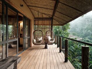 Gorilla Forest Lodge room balcony