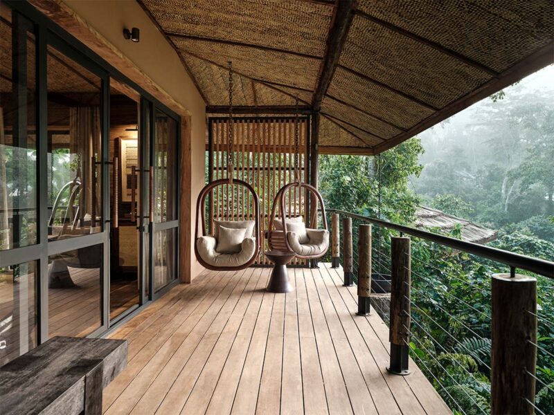 Gorilla Forest Lodge room balcony