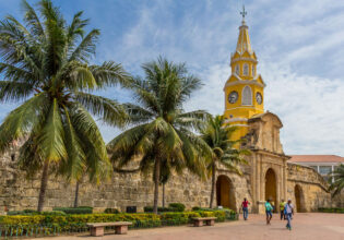 the Torre del Reloj in Cartagena