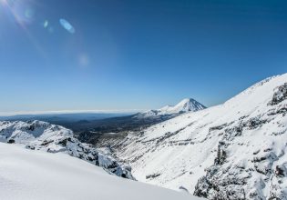 Skiing North Island New Zealand