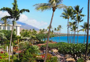 Room view, Hyatt Regency Maui Resort and Spa, Maui, Hawaii, USA