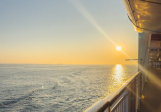 Sunset onboard Norwegian Spirit