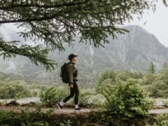 Solo female on a hike in the Chubu-Sangaku National Park, Japan