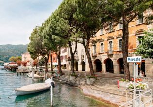 Morcote Port, Switzerland