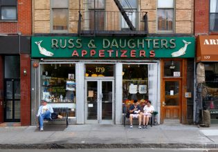 Russ & Daughters shopfront NYC