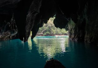 the entrance and exit of the Puerto Princesa Underground River