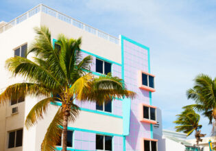 Art Deco building in Miami