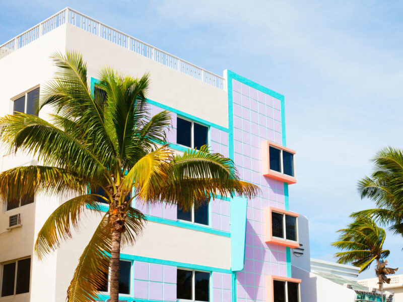 Art Deco building in Miami