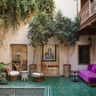 the stylish interior of El Fenn