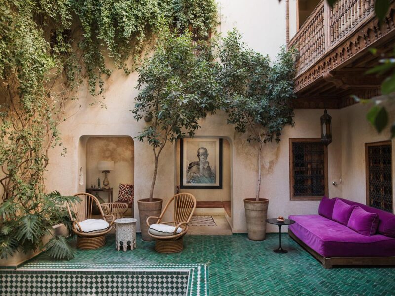 the stylish interior of El Fenn