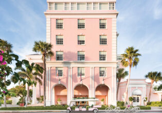 Exterior of The Colony Hotel in Palm Beach