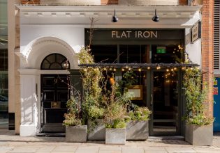 Exterior of the Flat iron in Kensington