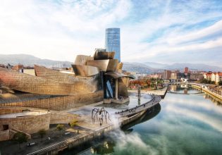 The Guggenheim museum in Bilbao, Spain