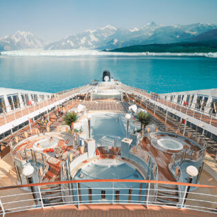 The MSC Poesia Deck offers a blend of elegance and relaxation, featuring spacious sun decks, sparkling pools, and panoramic ocean views.