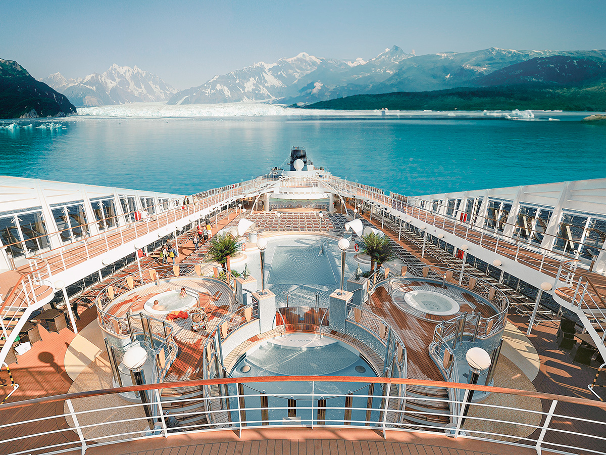 The MSC Poesia Deck offers a blend of elegance and relaxation, featuring spacious sun decks, sparkling pools, and panoramic ocean views.