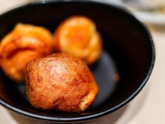 Pão de queijo in a bowl