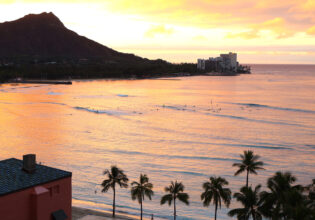View from Sheraton Waikiki Beach Resort