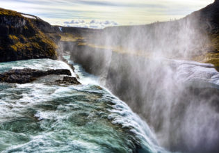 Gullfoss Waterfall, Iceland.
