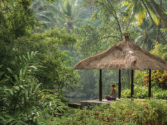 meditation by the river, Four Seasons Resort Bali at Sayan
