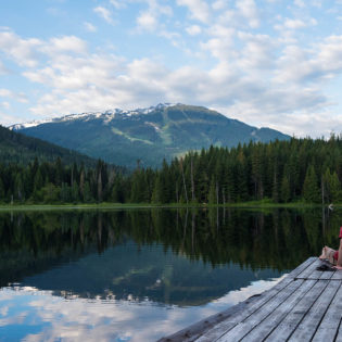 Lost Lake during Whistler's summer.