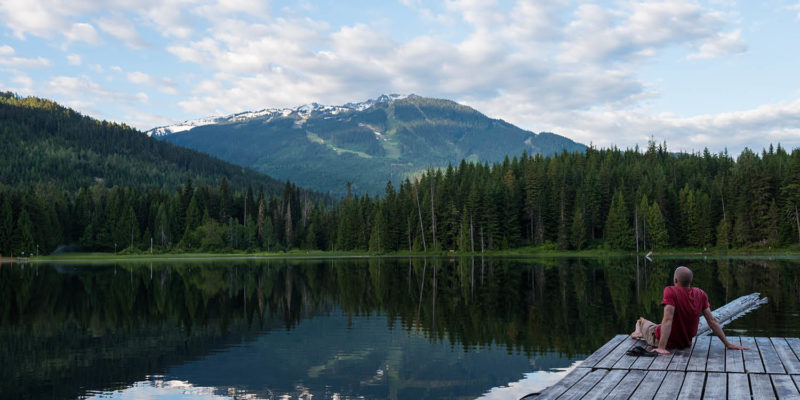 Lost Lake during Whistler's summer.