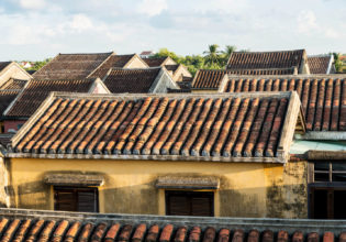 Hoi An Vietnam Wooden buildings sights