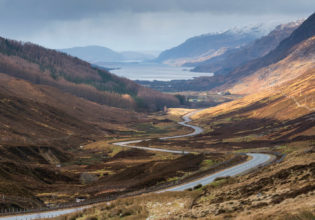 Scotland driving adventure travel europe movie sets landscape