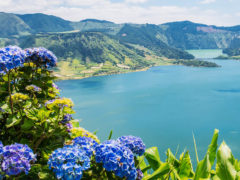The azores Portugal island paradise beach monte santo Sete Cidades