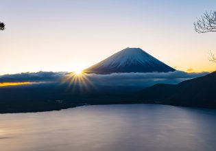 Lake Motosu, Japan swimming