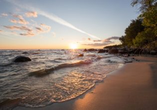 Gimli beach, Lake Winnipeg, Manitoba