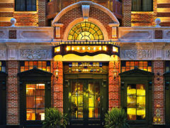 Exterior of The Jade Hotel, New York.