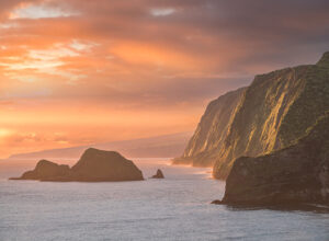 Pololu Sunrise on the island of hawai'i