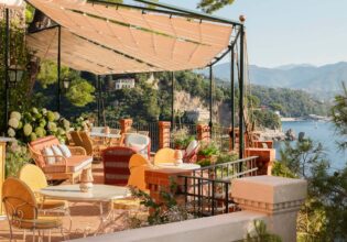 Portofino from Villa Beatrice