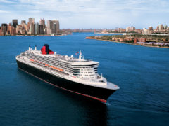 cruise travel boat ocean liner new york Queen Mary 2 new