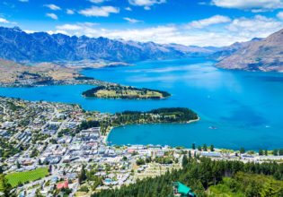 Queenstown on New Zealand's South Island.