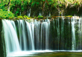 Shiraito Falls in the Shizuoka prefecture, Japan.