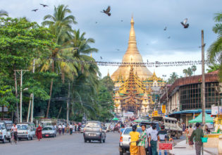 Yangon in Myanmar.